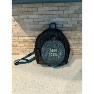 Disney Parks Loungefly The Haunted Mansion Glow in The Dark Mini Backpack b42